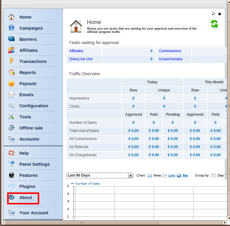 Merchant Panel Theme Screenshot