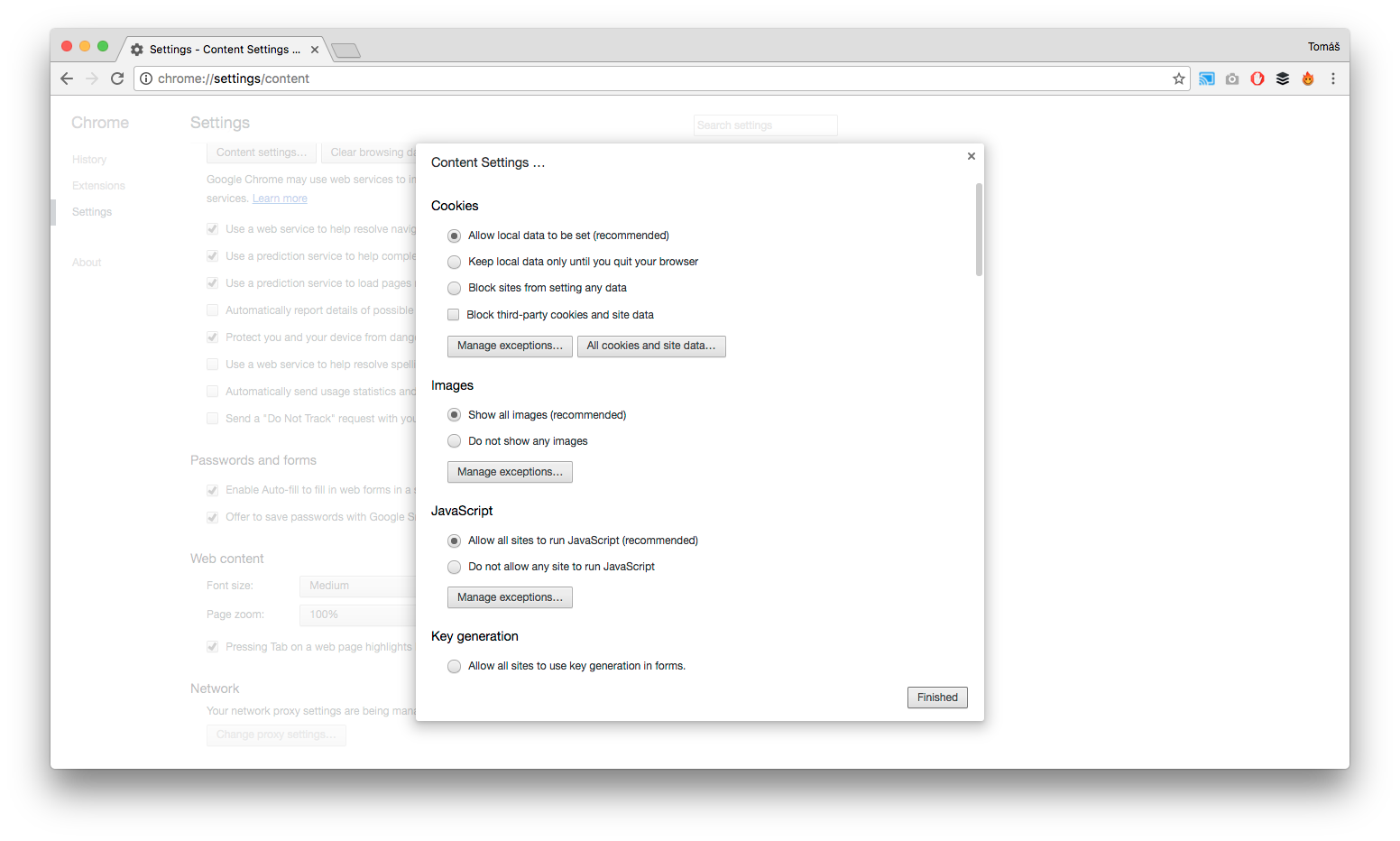 How to enable cookies in chrome 