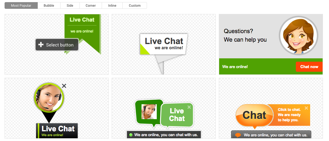 Live chat for merchants